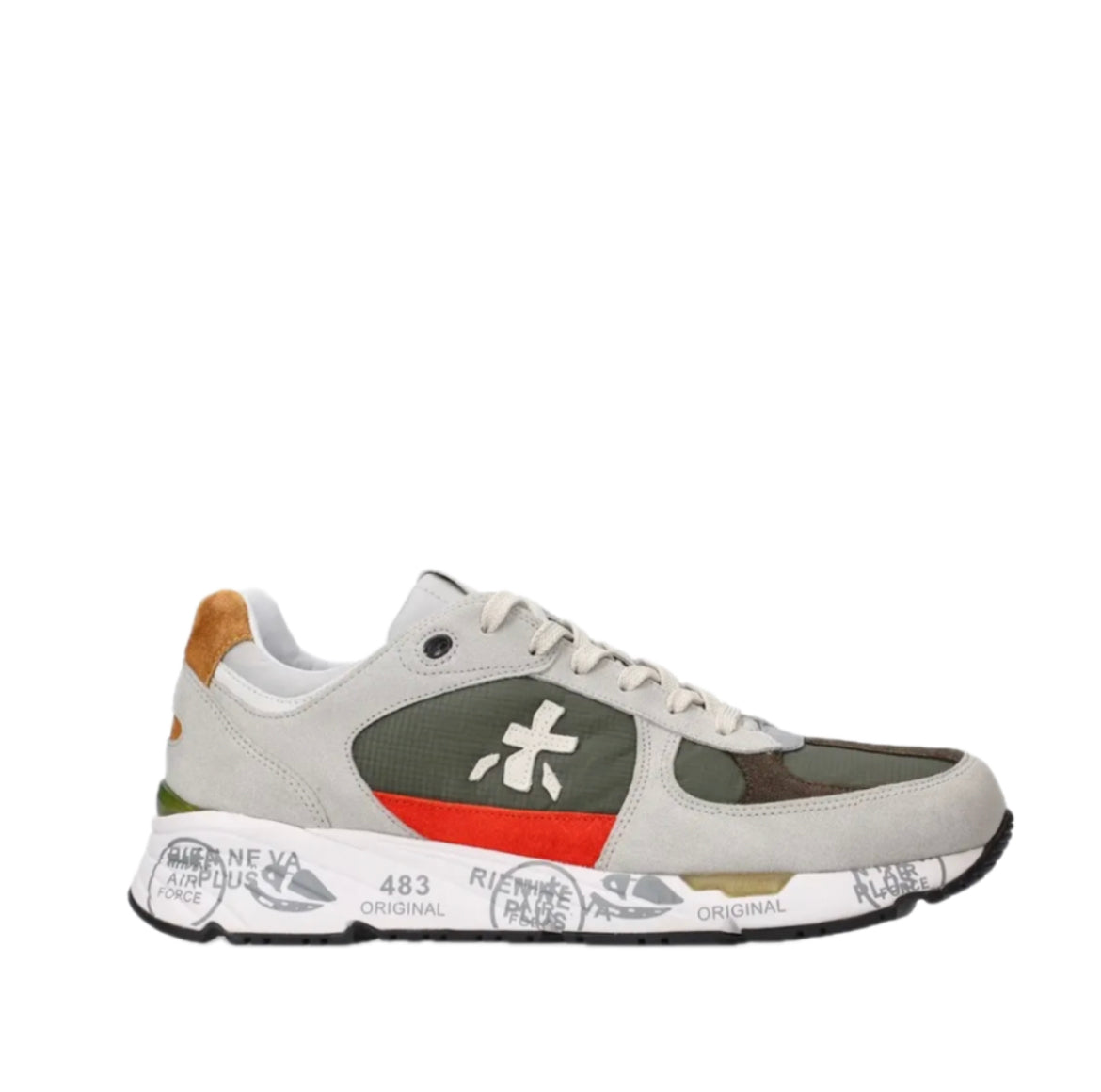 Premiata 'Mick 7712 Grey-Green'