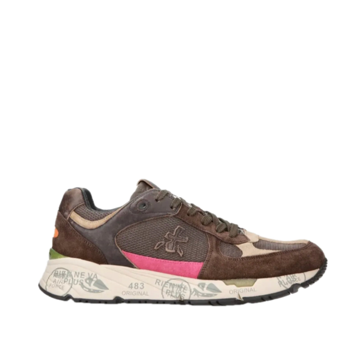 Premiata 'Mick 7712 Brown-Pink'