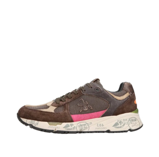 Premiata 'Mick 7712 Brown-Pink'